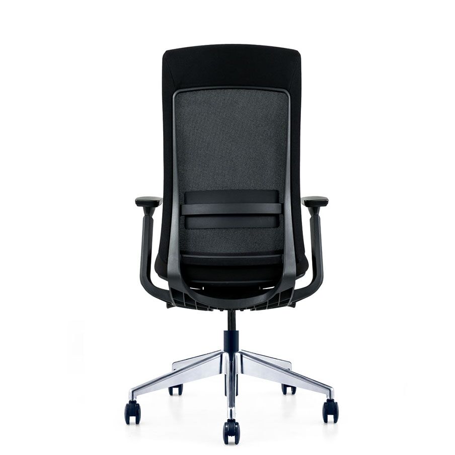 Exotic Black Mesh Office Chair with Arms - Image 3